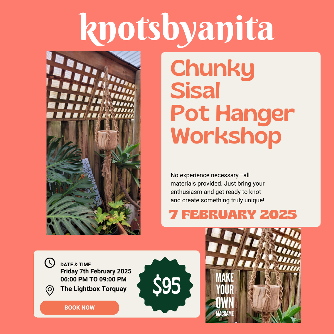 Chunky Sisal Pothanger Workshop        Friday 7th February 2025